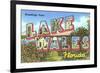 Greetings from Lake Wales, Florida-null-Framed Premium Giclee Print