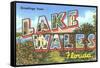 Greetings from Lake Wales, Florida-null-Framed Stretched Canvas