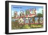 Greetings from Lake Wales, Florida-null-Framed Art Print