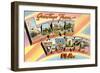 Greetings from Lake Worth, Florida-null-Framed Art Print