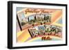 Greetings from Lake Worth, Florida-null-Framed Art Print