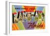 Greetings from Lakeland, Florida-null-Framed Art Print