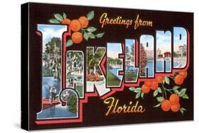 Greetings from Lakeland, Florida-null-Stretched Canvas
