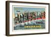 Greetings from Lakeside, Ohio-null-Framed Premium Giclee Print