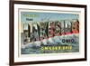 Greetings from Lakeside, Ohio-null-Framed Premium Giclee Print