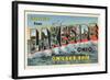 Greetings from Lakeside, Ohio-null-Framed Art Print