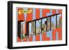 Greetings from Lansing, Michigan-null-Framed Art Print