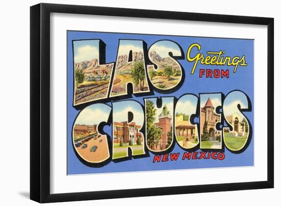 Greetings from las Cruces, New Mexico-null-Framed Art Print