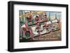 Greetings from Las Vegas, Nevada, Scenic Center of the Southwest-Found Image Holdings Inc-Framed Photographic Print