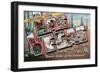 Greetings from Las Vegas, Nevada, Scenic Center of the Southwest-Found Image Holdings Inc-Framed Photographic Print