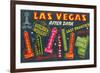 Greetings from Las Vegas, Nevada-null-Framed Art Print