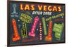 Greetings from Las Vegas, Nevada-null-Framed Art Print