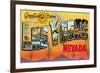 Greetings from Las Vegas, Nevada-null-Framed Art Print