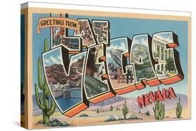 Greetings from Las Vegas, Nevada-null-Stretched Canvas