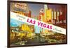 Greetings from Las Vegas, Nevada-null-Framed Art Print