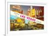 Greetings from Las Vegas, Nevada-null-Framed Art Print