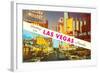 Greetings from Las Vegas, Nevada-null-Framed Art Print