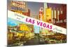 Greetings from Las Vegas, Nevada-null-Mounted Art Print