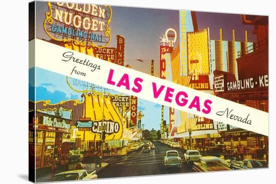 Greetings from Las Vegas, Nevada-null-Stretched Canvas