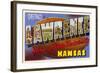 Greetings from Lawrence, Kansas-null-Framed Art Print