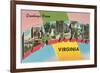 Greetings from Lexington, Virginia-null-Framed Premium Giclee Print