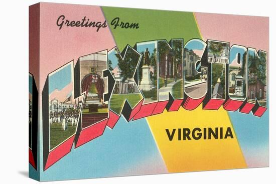Greetings from Lexington, Virginia-null-Stretched Canvas