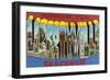 Greetings from Libertyville, Illinois-null-Framed Art Print