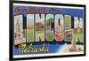 Greetings from Lincoln, Nebraska-null-Framed Art Print