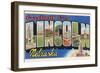 Greetings from Lincoln, Nebraska-null-Framed Art Print
