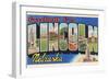 Greetings from Lincoln, Nebraska-null-Framed Art Print