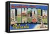 Greetings from Lincoln, Nebraska-null-Framed Stretched Canvas