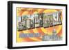 Greetings from Little Rock, Arkansas-null-Framed Art Print