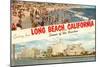 Greetings from Long Beach, California-null-Mounted Art Print