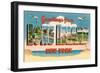 Greetings from Long Island, New York-null-Framed Art Print