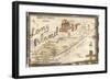 Greetings from Long Island-Vintage Vacation-Framed Art Print