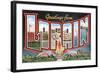 Greetings from Lorain, Ohio-null-Framed Art Print