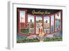 Greetings from Lorain, Ohio-null-Framed Art Print