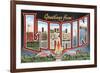 Greetings from Lorain, Ohio-null-Framed Art Print