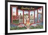 Greetings from Lorain, Ohio-null-Framed Art Print