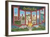 Greetings from Loran, Ohio-null-Framed Art Print