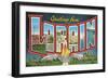 Greetings from Loran, Ohio-null-Framed Art Print