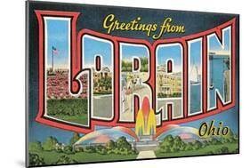 Greetings from Loran, Ohio-null-Mounted Art Print