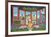 Greetings from Loran, Ohio-null-Framed Art Print