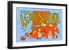 Greetings from Louisiana-null-Framed Art Print