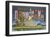 Greetings from Louisiana-null-Framed Art Print