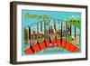 Greetings from Louisville, Kentucky, Gateway to the South-null-Framed Giclee Print