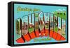 Greetings from Louisville, Kentucky, Gateway to the South-null-Framed Stretched Canvas