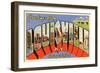 Greetings from Louisville, Kentucky-null-Framed Art Print