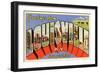 Greetings from Louisville, Kentucky-null-Framed Art Print