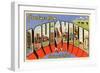 Greetings from Louisville, Kentucky-null-Framed Art Print